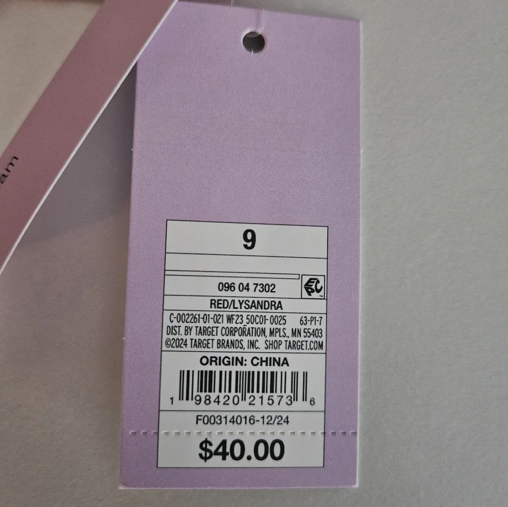 Wild Fable Red & White Gingham Kitten Heels - Size 9 ❣️ NWT - Picture 8 of 10